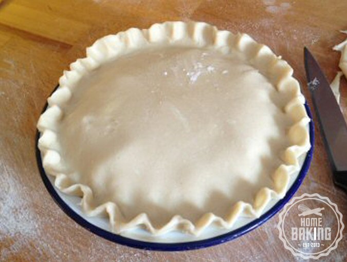 pie ready for the oven